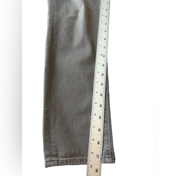 AG Adriano Goldschmied Stevie Slim Straight Ankle Jean gray size 26R - Picture 9 of 12